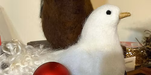 Needle Felting: White Dove with Justine Heinrichs