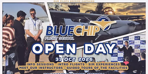 Become a Pilot: Blue Chip Flight School Open Day - 31 October 2026