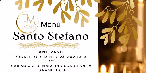 Menu Festa di Santo Stefano 2025
