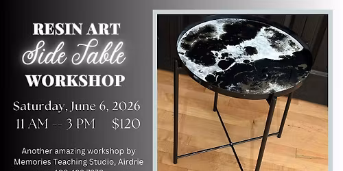 Resin Art: Side Table Tray