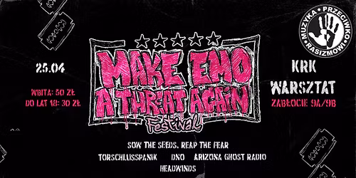 \ud83d\udc9cMAKE EMO A THREAT AGAIN FEST\ud83d\udc9c