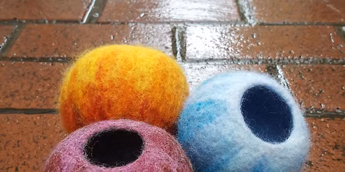 Wet Felting Pots and Bowls Class