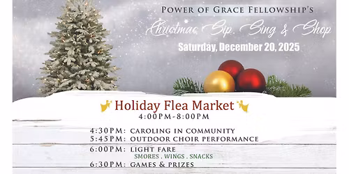 Holiday FleaMarket & Caroling Event