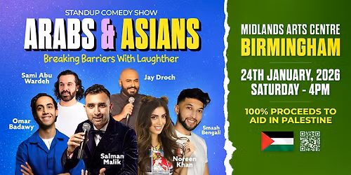 Arabs & Asians Stand-up Comedy Show Birmingham