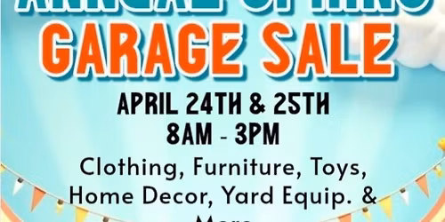 Teas Lakes Annual Spring Garage Sale