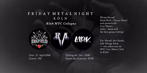 FRIDAY METAL NIGHT in K\u00f6ln 