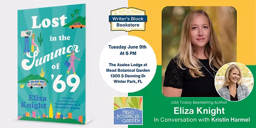 Eliza Knight in conversation with Kristin Harmel!