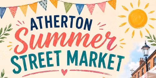 Fundraising stall at Atherton Summer street market