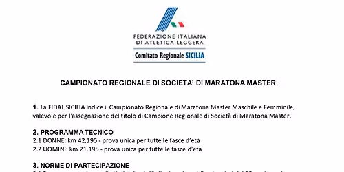 Maratona Citt\u00e0 di Palermo