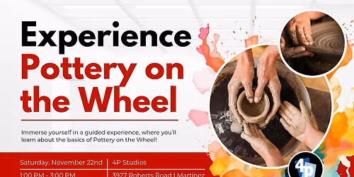 WORKSHOP: Pottery on the Wheel Experience