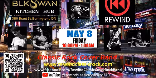 REWIND at the Black Swan Kitchen Hub Downtown Burlington 