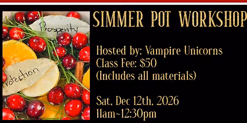 Simmer Pot Workshop 