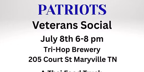 Pints with Patriots Veterans Social