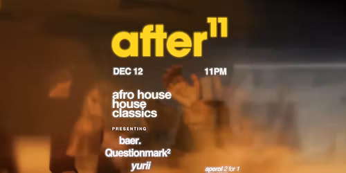 after11 - Afro House, House & Classics