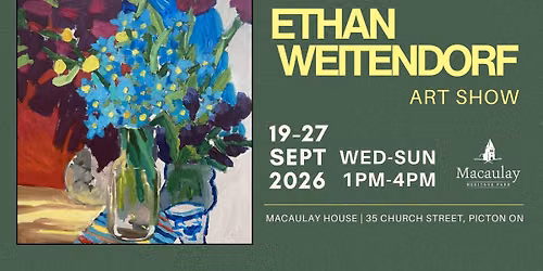 Ethan Weitendorf Art Show at Macaulay House