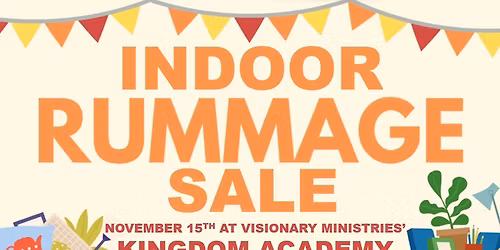 Indoor Rummage Sale at the Kingdom Academy