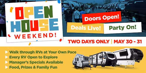 Beckley\u2019s RVs Open House Weekend \u2013 Our Biggest Party of the Year
