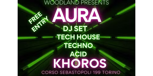 AURA - Techno free entry
