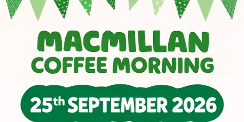 Macmillian coffee morning 