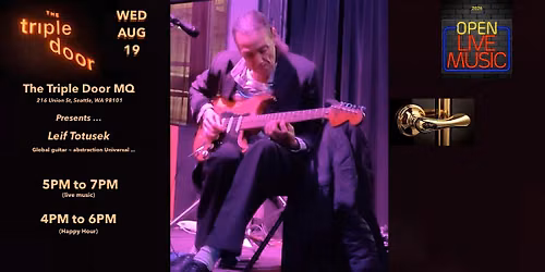 The Triple Door Presents... Leif Totusek