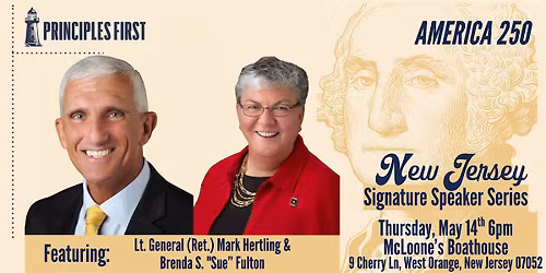 Principles First Signature Speaker Series - New Jersey