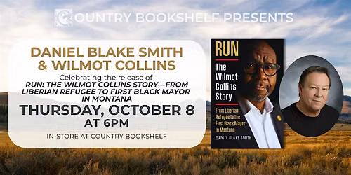 An Evening with Wilmot Collins & Author Daniel Blake Smith