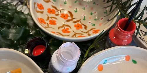 Juleverksted for voksne: Pottery painting