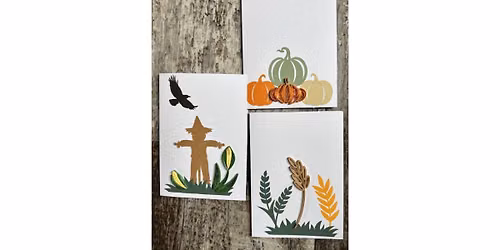 Paper Quilled Harvest Card w\/ Mattie Wills 