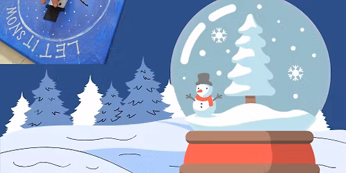 Shake & Paint Snow Globes Class