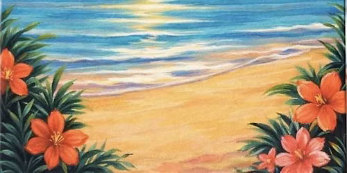 Tropical  Sunset  Paint and Sip