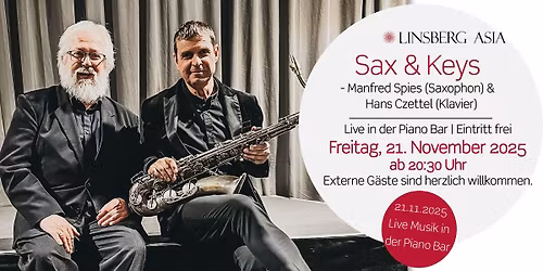 Sax & Keys Live in der Piano Bar