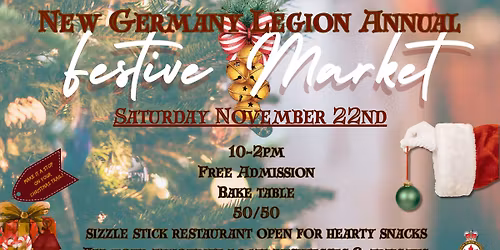Our Annual Festive Market at the Legion