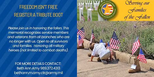 3rd Annual Boots on the Ground Heroes Memorial (Open to the Public)