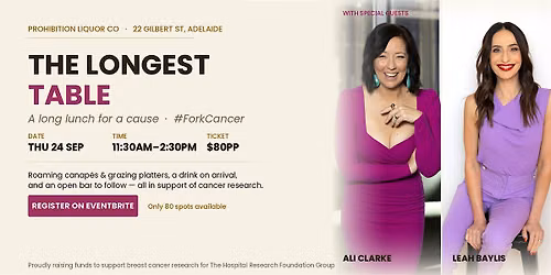 Ali and Leah's The Longest Table: For Breast Cancer Research & THRFG