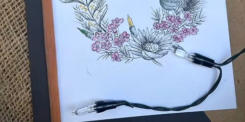 Christmas Wreath Drawing Workshop