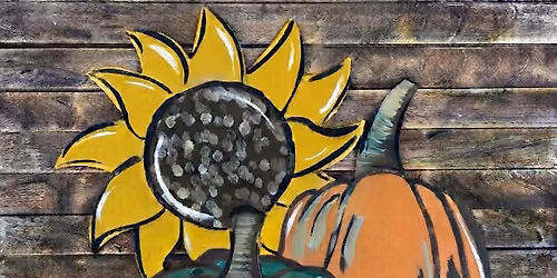 Adult Welcome Pumpkin Door Hanger Paint & Sip Sept 5th 6pm-9pm