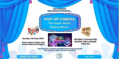 Free Family Pop-up Cinema - The Super Mario Galaxy Movie