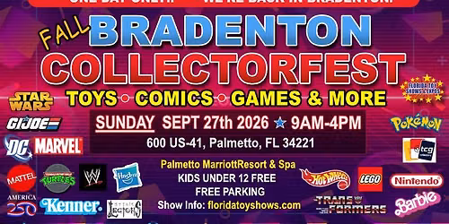 Bradenton Collectorfest 2026 - Fall