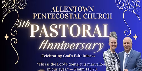 5th Pastoral Anniversary Celebration 