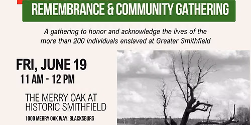 Juneteenth Remembrance & Community Gathering