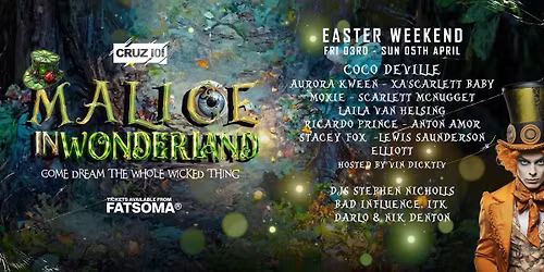 MALICE IN WONDERLAND - EASTER 2026 