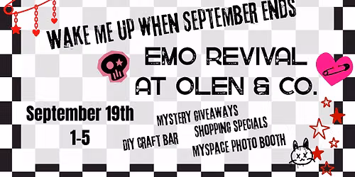 Wake Me Up When September Ends: Emo Revival @ Olen and Co