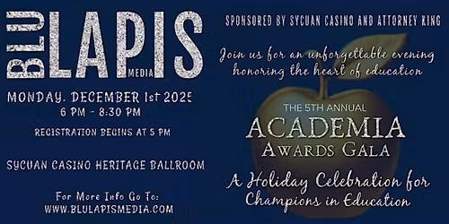 The BLU Lapis 5th Annual Academia Awards