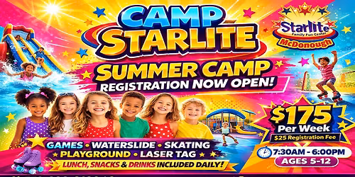\ud83c\udf1f Camp Starlite Summer Camp 2026 \u2013 Registration Now Open!