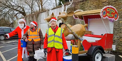 Melksham Lions Christmas Sleigh 2025 \ud83e\udd8c\ud83e\udd8c\ud83d\udef7