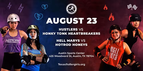 Double Header Championships | Hustlers v. Honky Tonk Heartbreakers & Hotrod Honeys v. Hell Marys