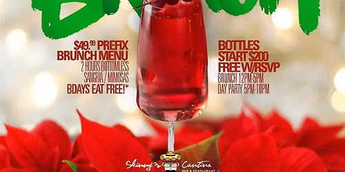 I Love Brunch, Day Party, 2hrs Unlimited Drinks, Bdays Brunch Free