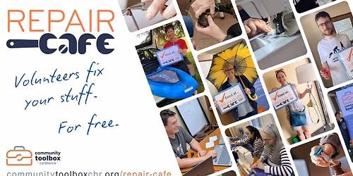 Toolbox March Repair Cafe - NOTE NEW LOCATION