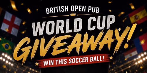 2026 USA Limited Edition Soccer Ball Giveaway — The British Open Pub