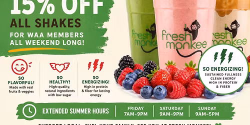 Family Weekend at Fresh Monkee